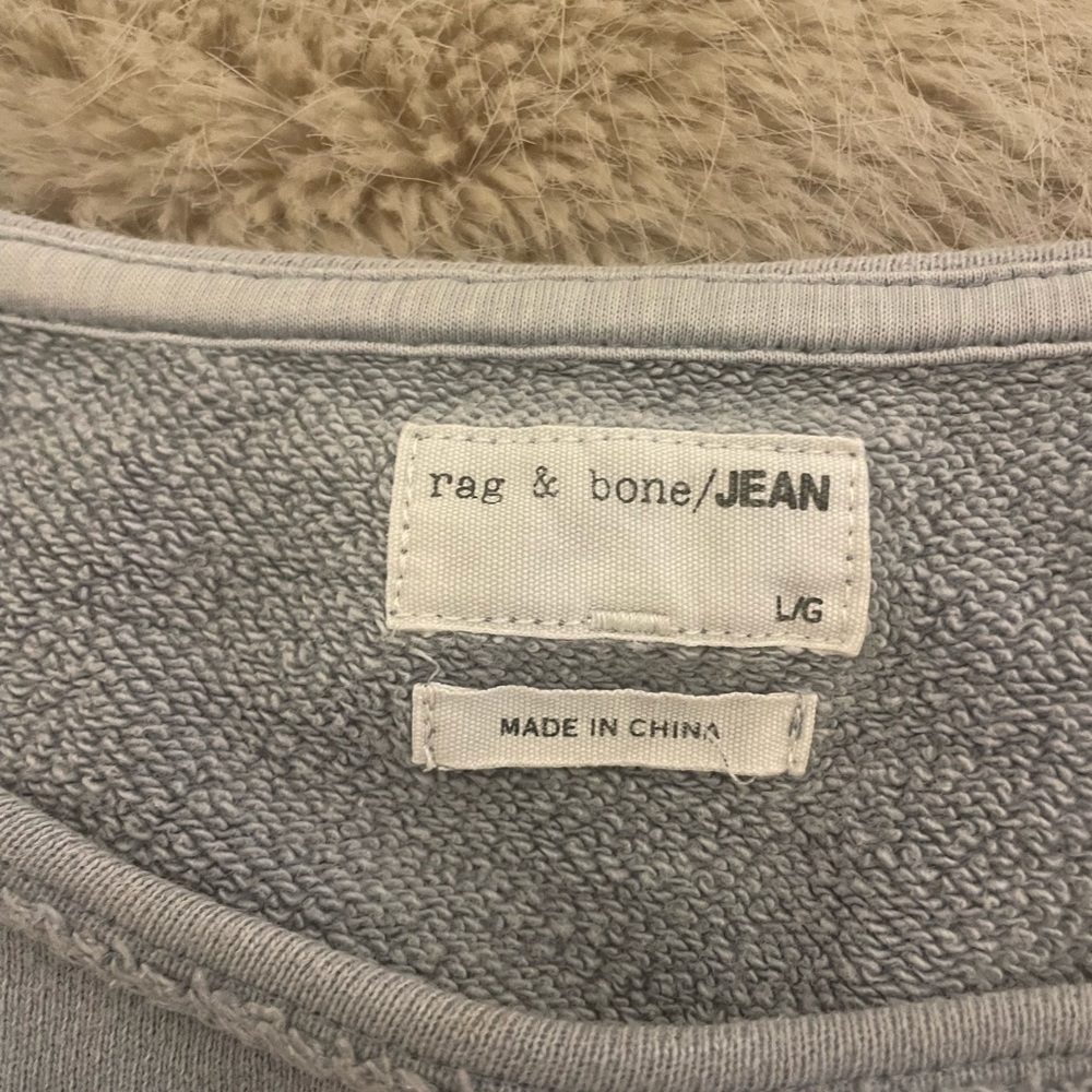 Blue Rag & Bone pullover (Sz L) - Picture 2 of 3